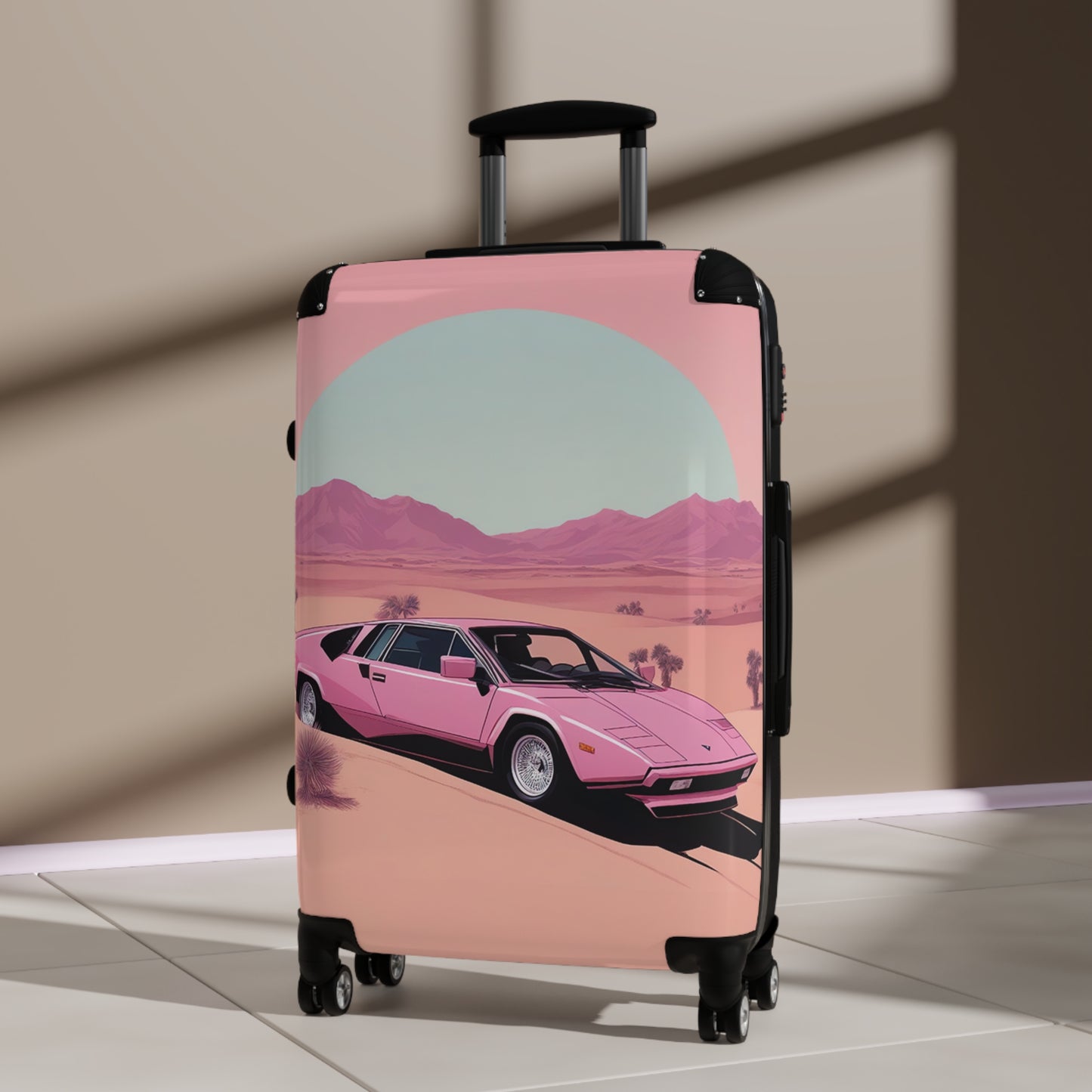 Suitcase with Retro Print: Arch Desert [TEDDY]