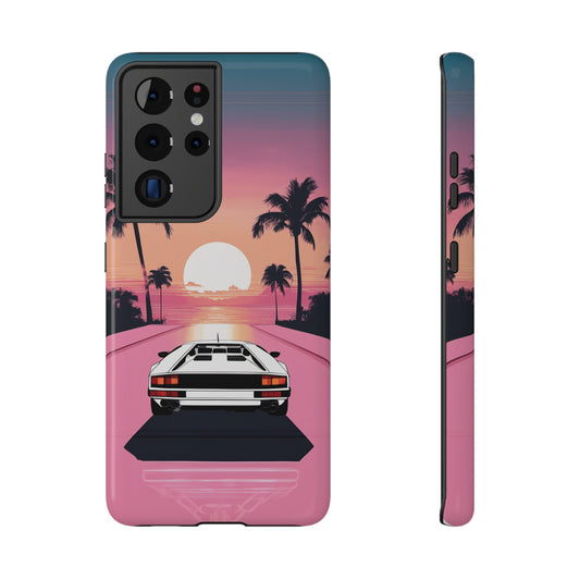 Impact-Resistant Phone Case with White Lambo [TEDDY]