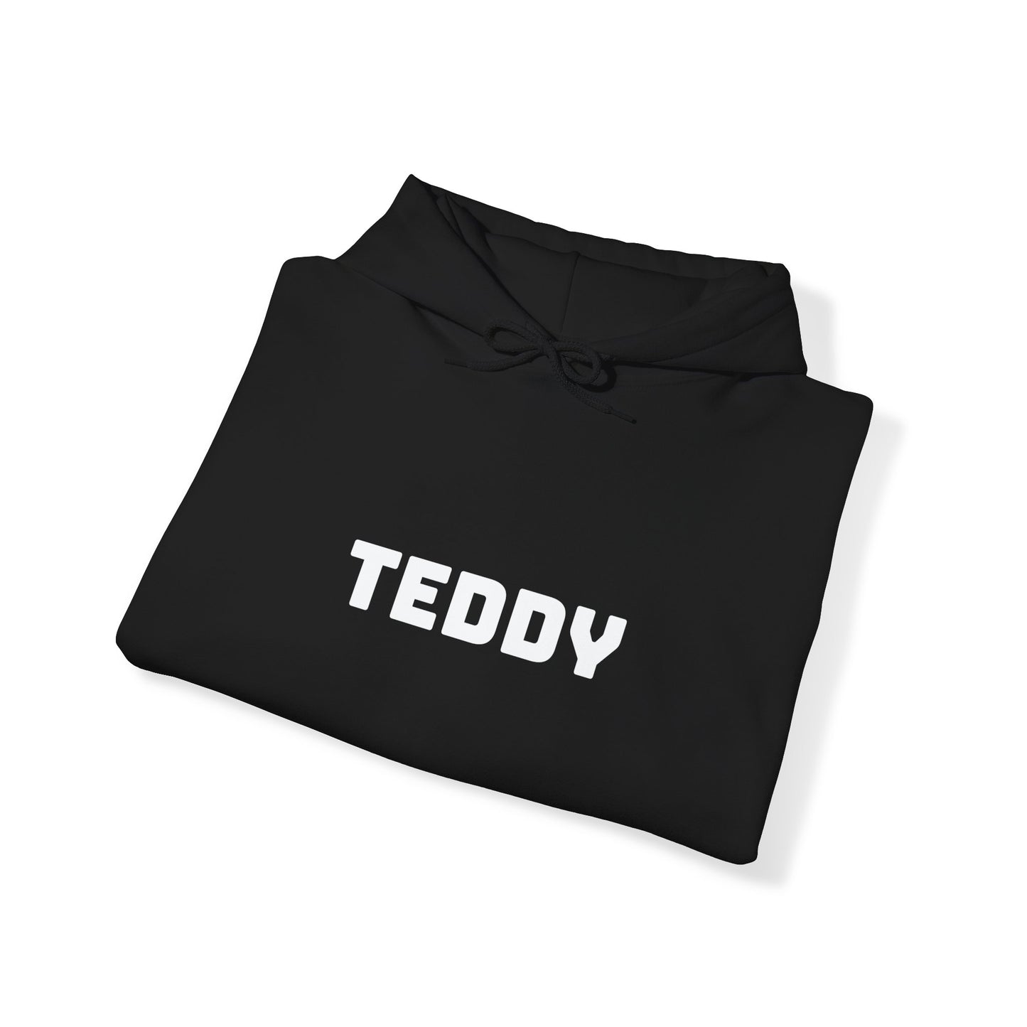 Unisex Heavy Blend™ Hooded Sweatshirt with White Logo [TEDDY]