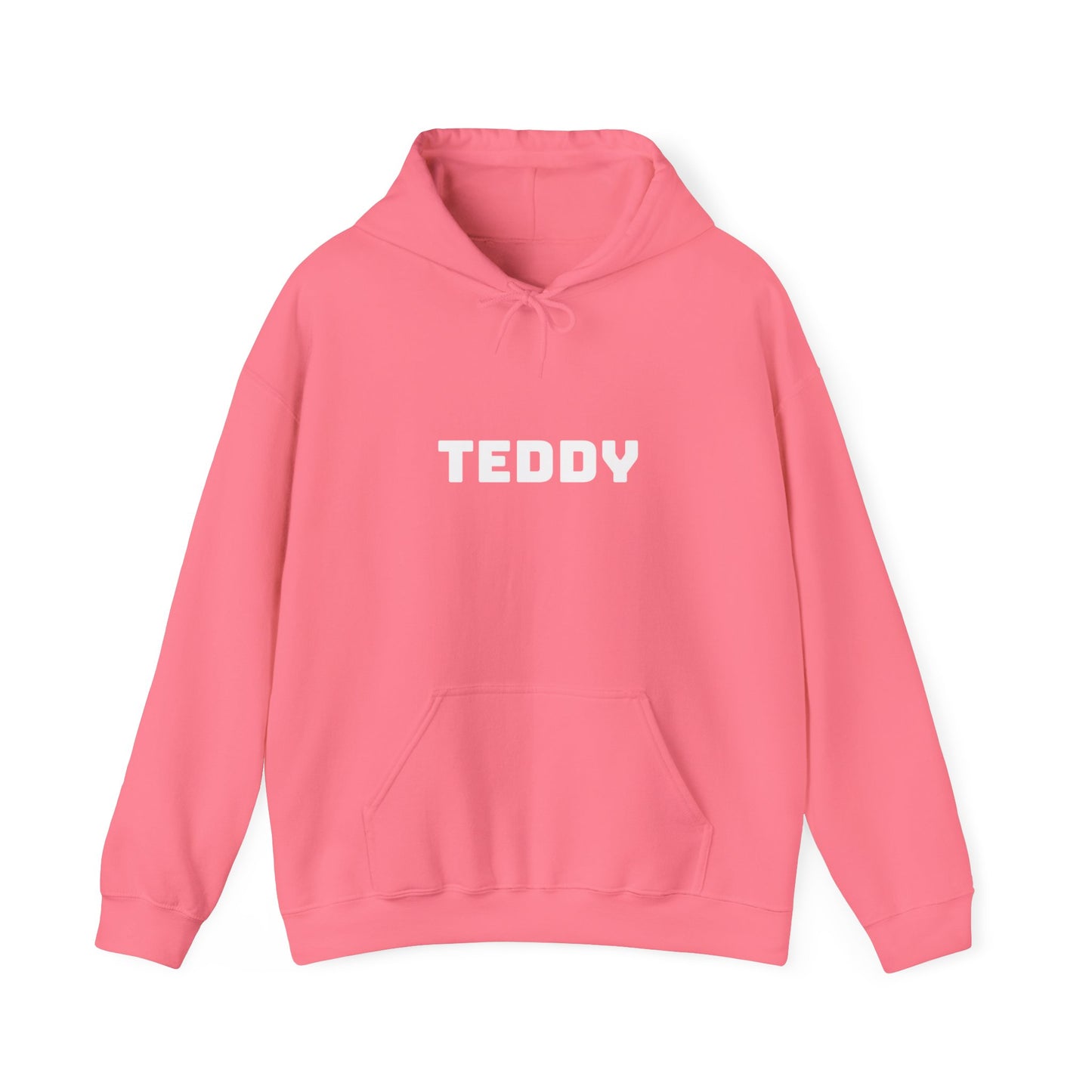 Unisex Heavy Blend™ Hooded Sweatshirt with White Logo [TEDDY]