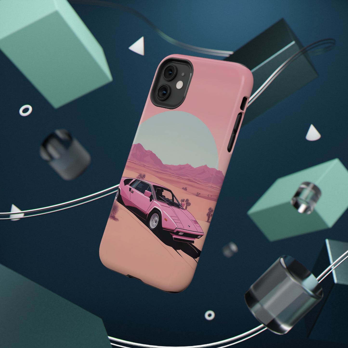 Impact-Resistant Phone Case with Arch Desert [TEDDY]