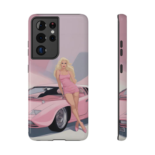 Impact-Resistant Phone Case with Barbie Illustration [TEDDY]