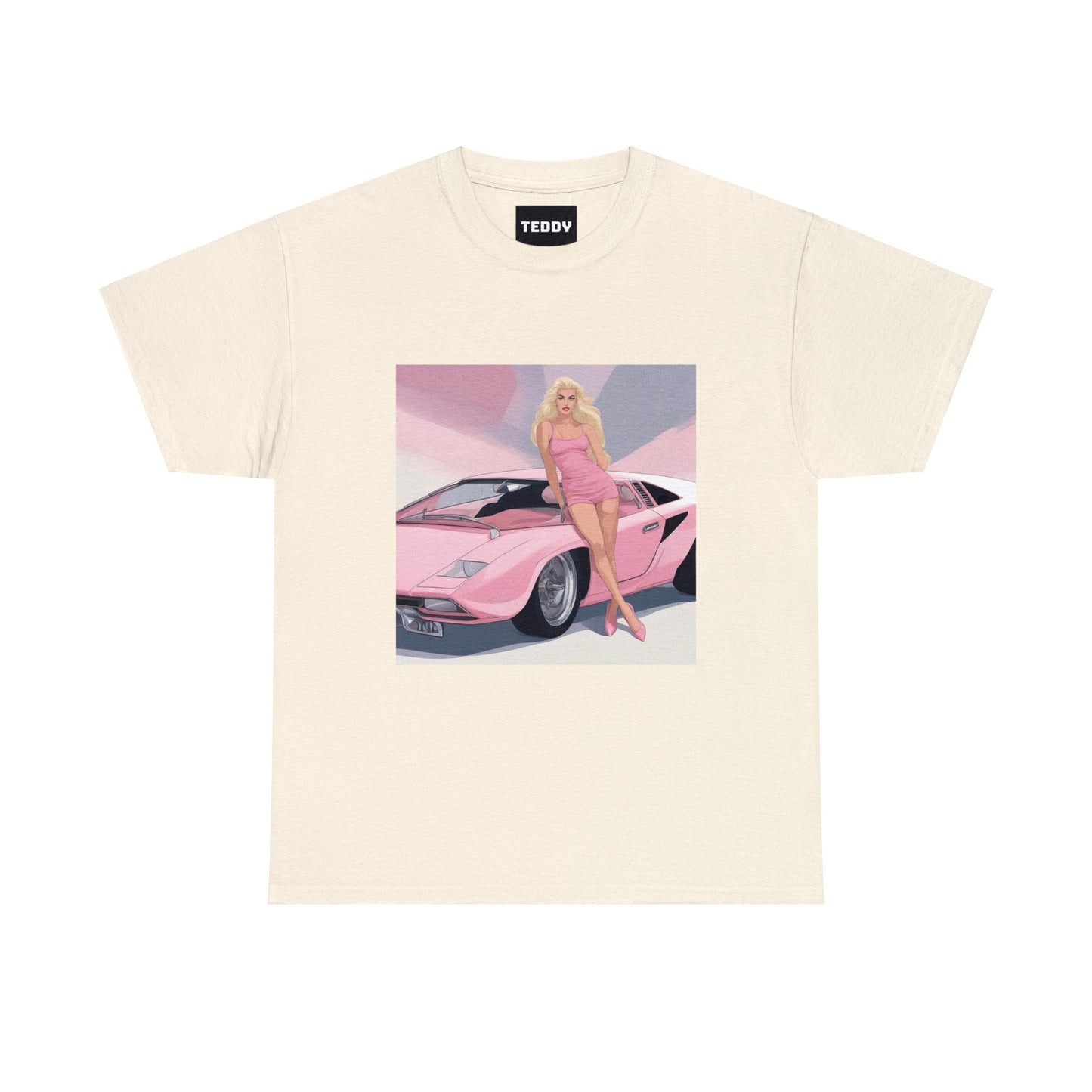 Unisex Heavy Cotton Tee: Barbie Illustration [TEDDY]