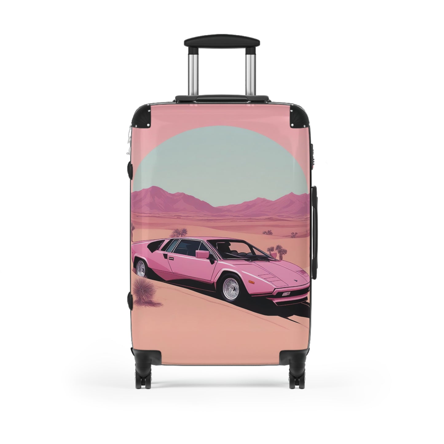 Suitcase with Retro Print: Arch Desert [TEDDY]