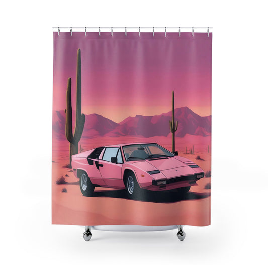 Shower Curtains Cactus Sunset TEDDY