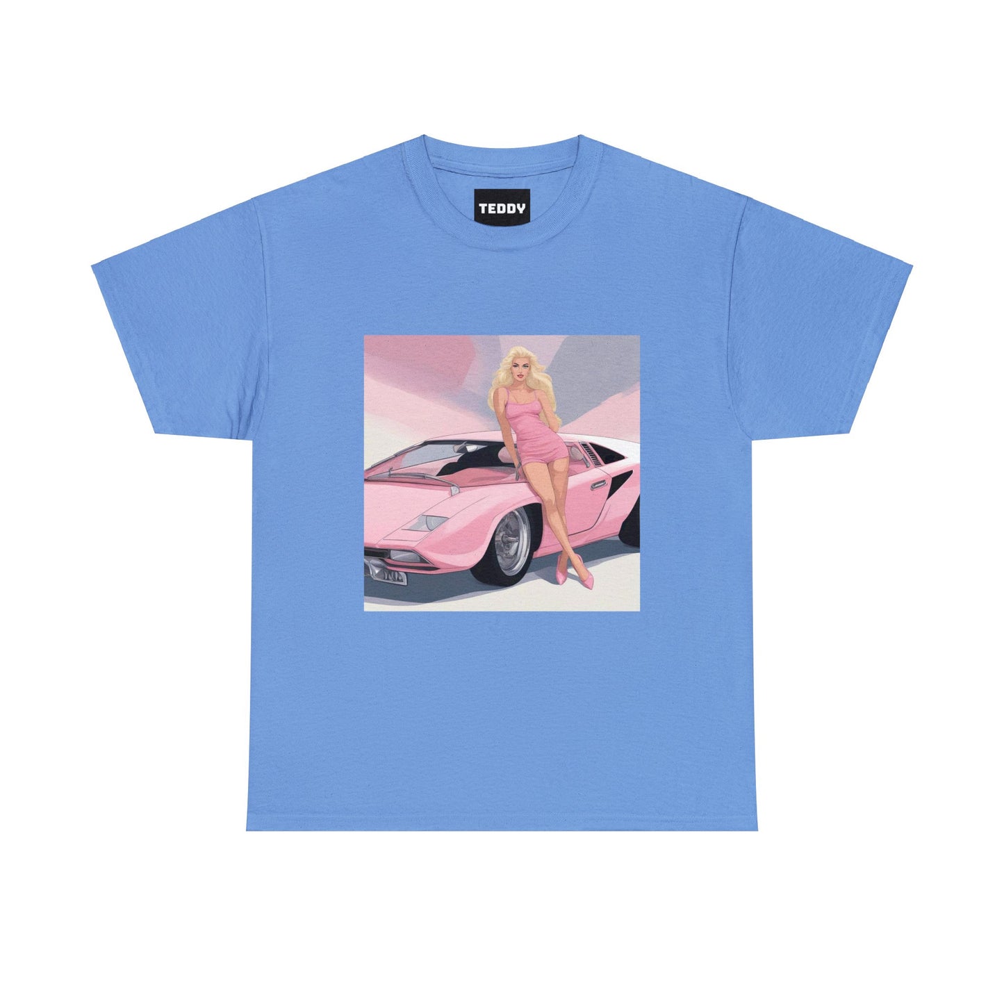 Unisex Heavy Cotton Tee: Barbie Illustration [TEDDY]