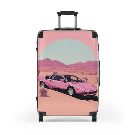 Suitcase with Retro Print: Arch Desert [TEDDY]