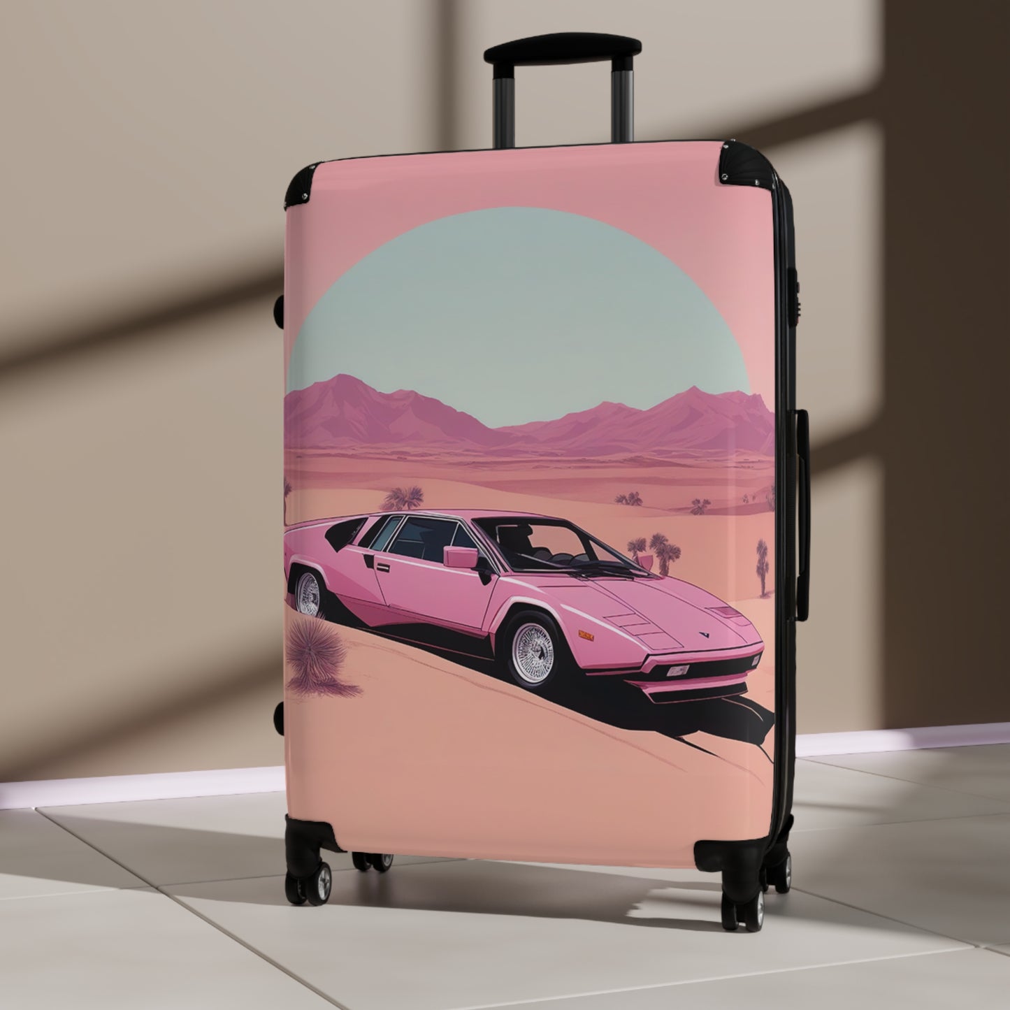 Suitcase with Retro Print: Arch Desert [TEDDY]