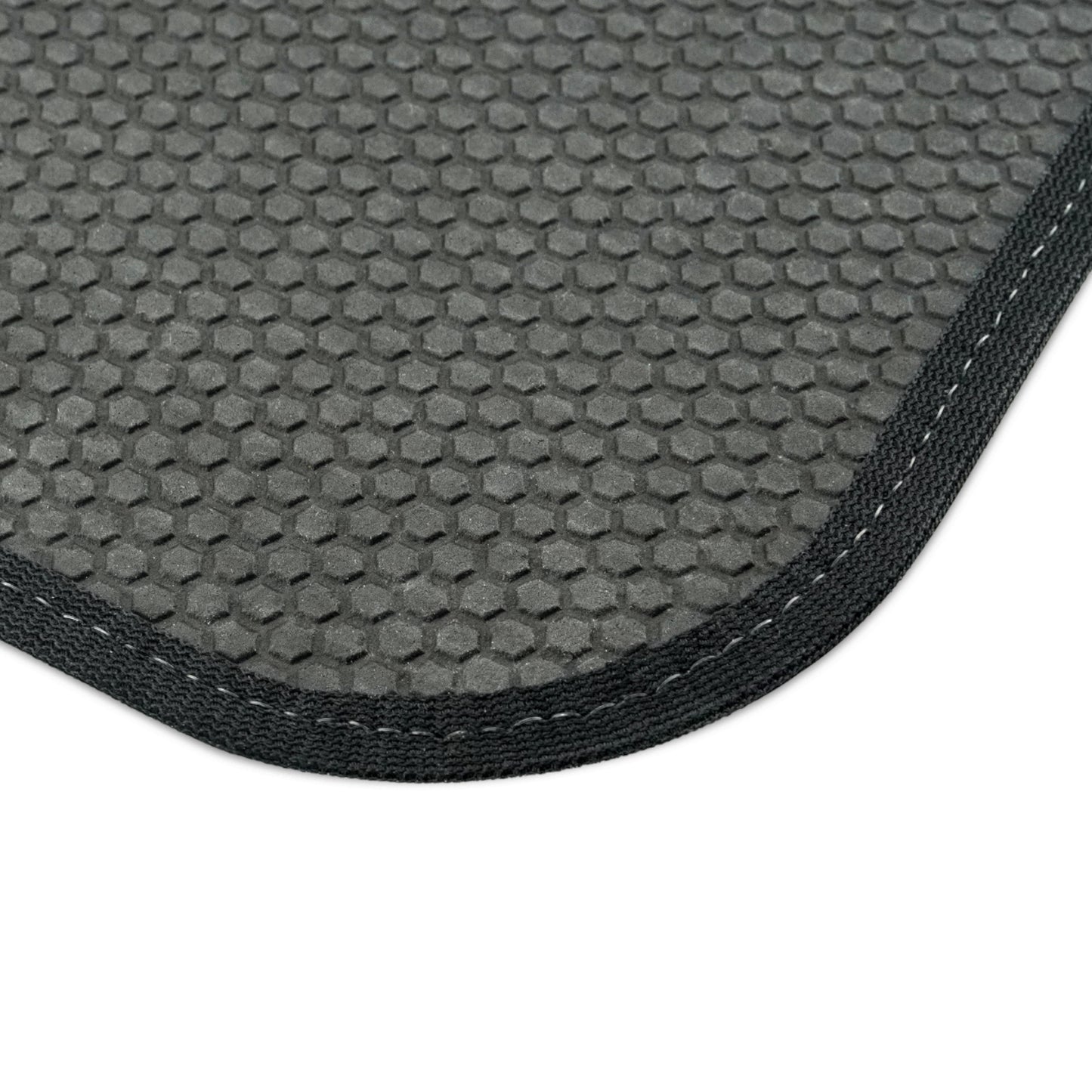 Car Mats with Retro Print (2x Front): Blue Bumper [TEDDY]